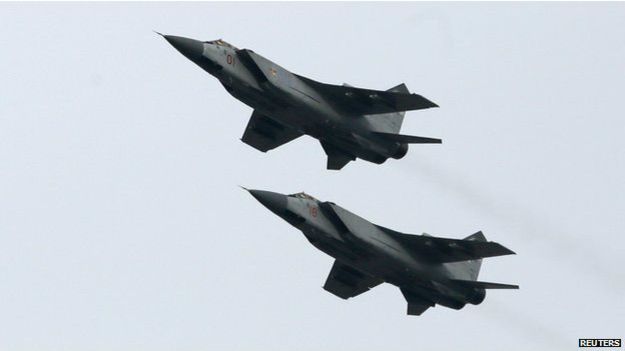 Фотография к новости Российские боевые самолеты над Европой