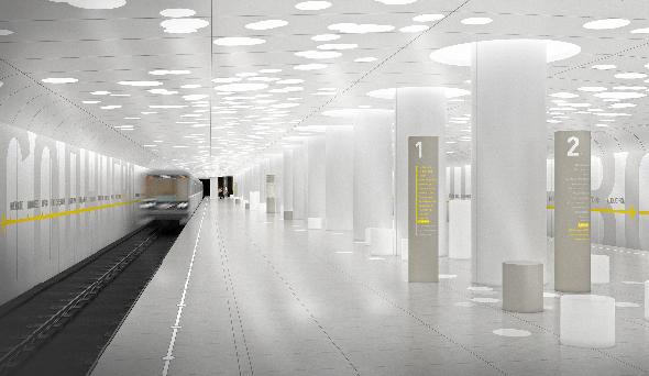 Фотография к новости Латвийское архитектурное бюро займется архитектурным оформлением двух московских станций метро